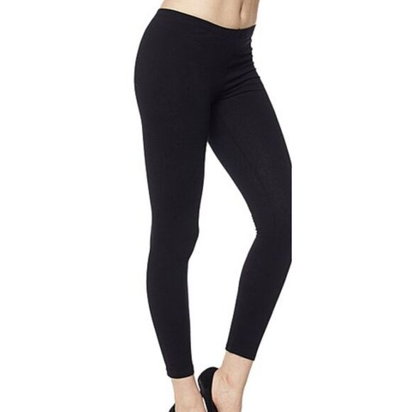 Black Ultra Soft Brushed Leggings - Picture 7 of 12